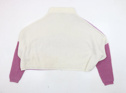 Womens UK Size L PRETTYLITTLETHING Purple Jumper Jumper