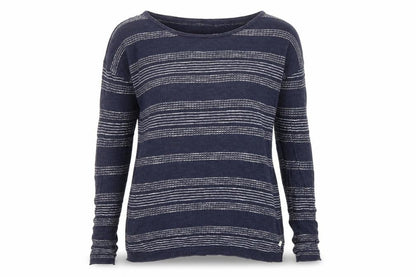 Womens UK Size 8 FatFace Blue Basic T-Shirt