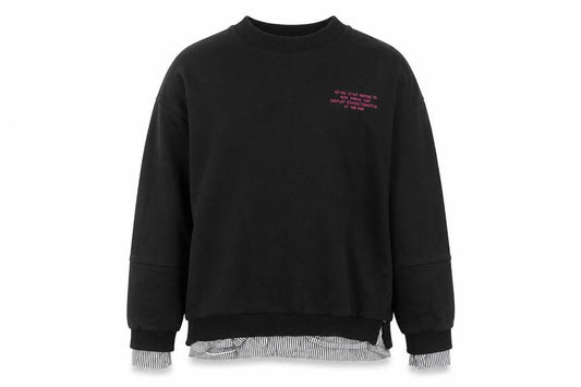 Girls Black Pullover Sweatshirt - Size 18