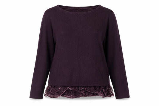 Womens UK Size 12 White Stuff Purple Pullover Jumper