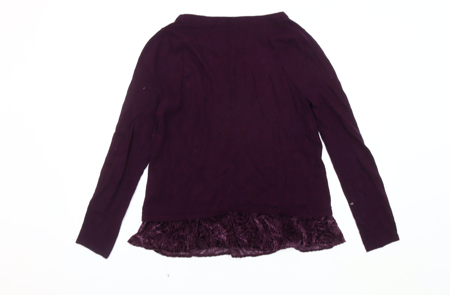 Womens UK Size 12 White Stuff Purple Pullover Jumper