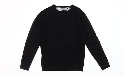 Brave Soul Men's Black L Pullover Jumper Crew Neck