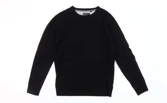 Brave Soul Men's Black L Pullover Jumper Crew Neck