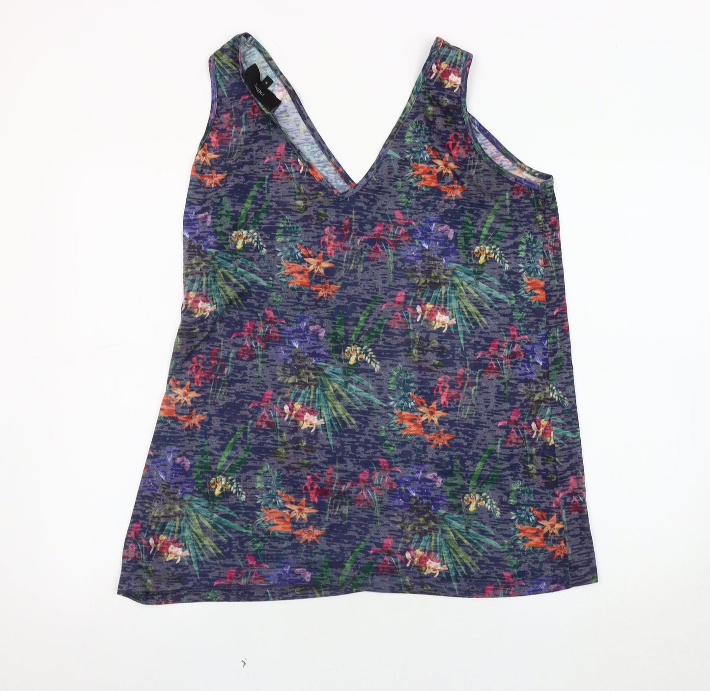 Next Women's Multicoloured Floral Tank Top Size 16