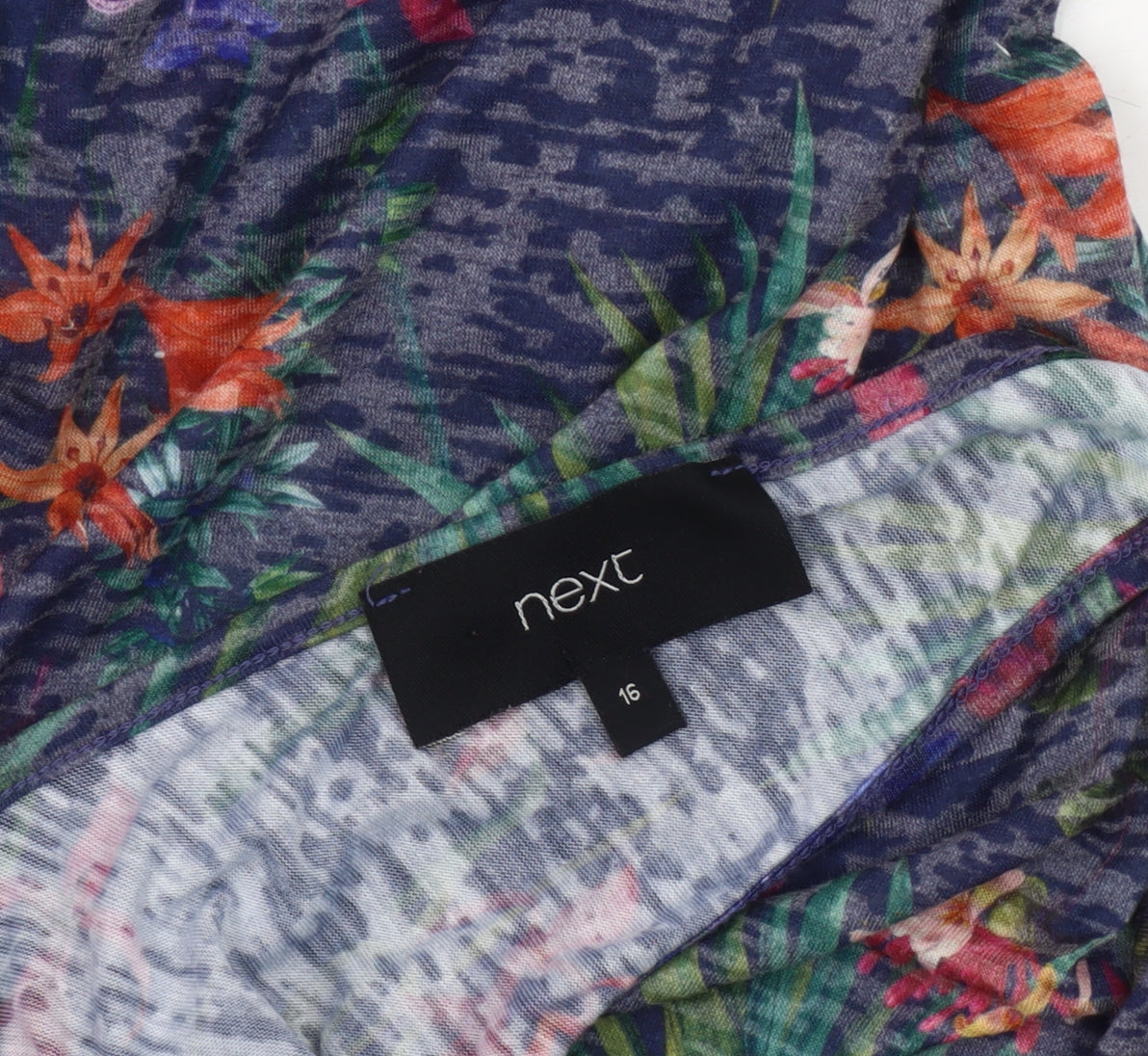 Next Women's Multicoloured Floral Tank Top Size 16