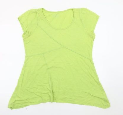 Womens UK Size 20 BHS Green Basic T-Shirt