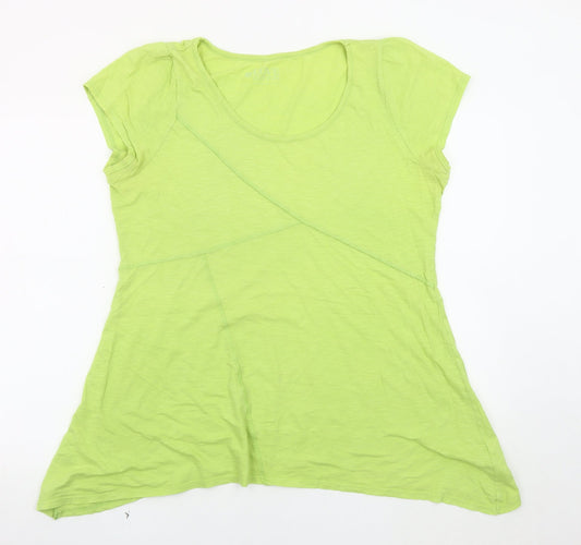 Womens UK Size 20 BHS Green Basic T-Shirt
