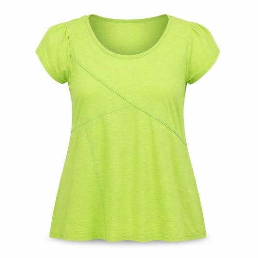 Womens UK Size 20 BHS Green Basic T-Shirt