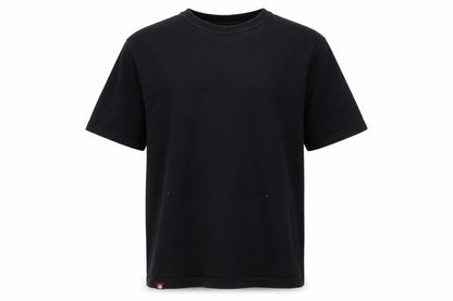 Saltrock Men's Black Crew Neck T-Shirt, Size S, Cotton