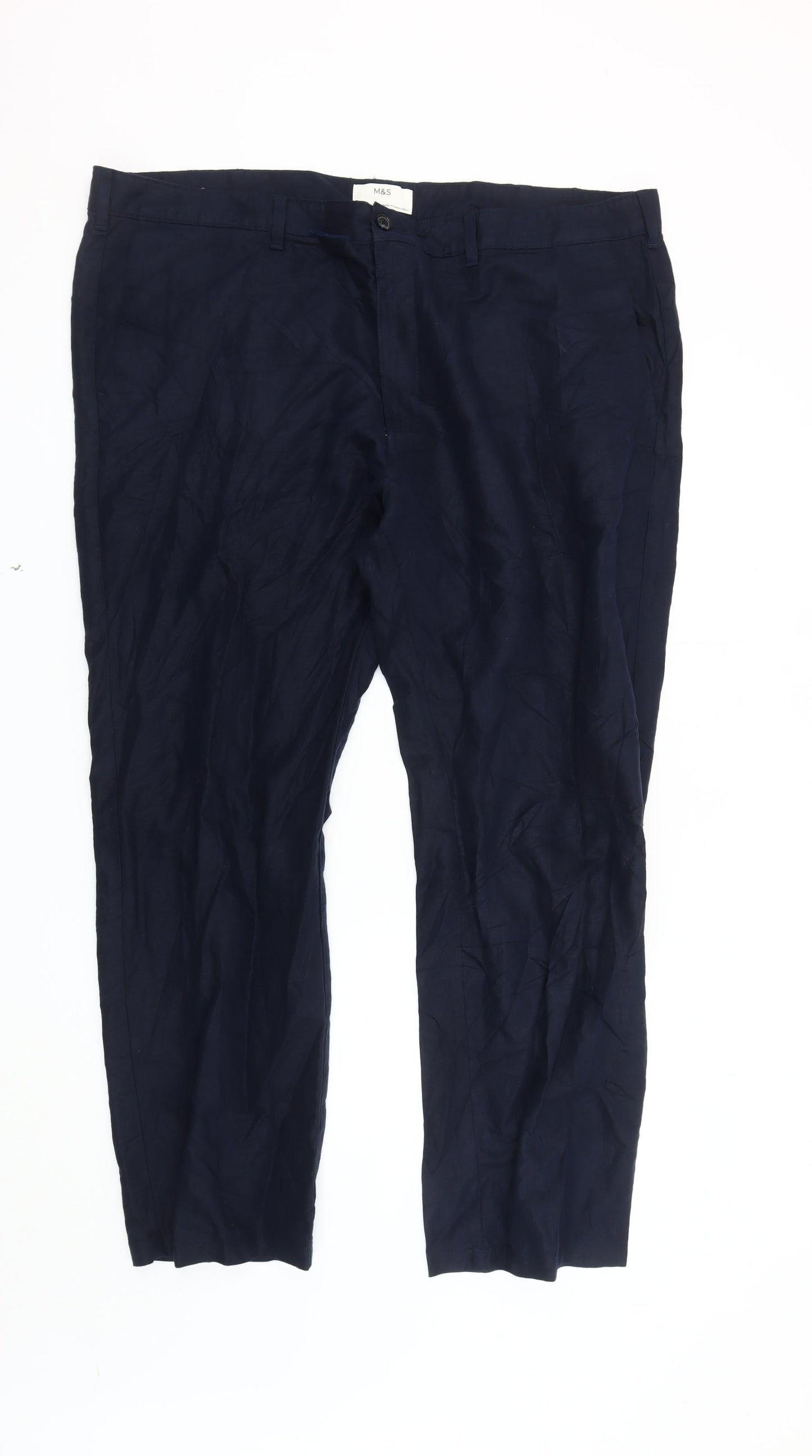Marks and Spencer Men’s Blue Chino Trousers - 44