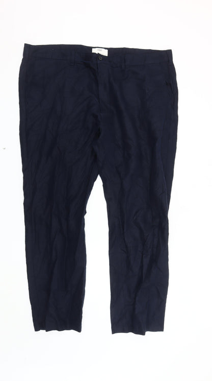 Marks and Spencer Men’s Blue Chino Trousers - 44