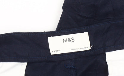 Marks and Spencer Men’s Blue Chino Trousers - 44