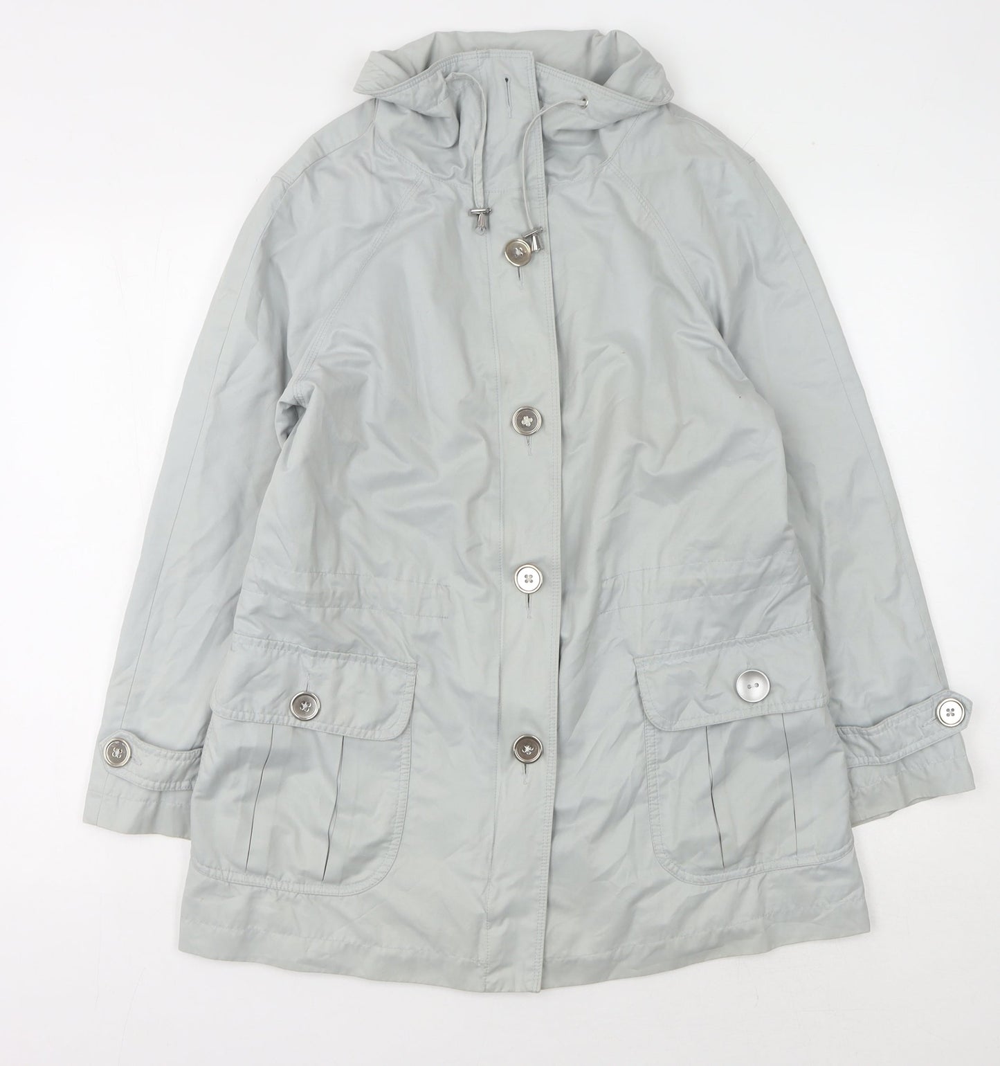 Womens UK Size 10 Marks and Spencer Grey Basic Jacket