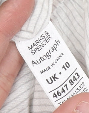 Womens UK Size 10 Marks and Spencer Grey Basic Jacket