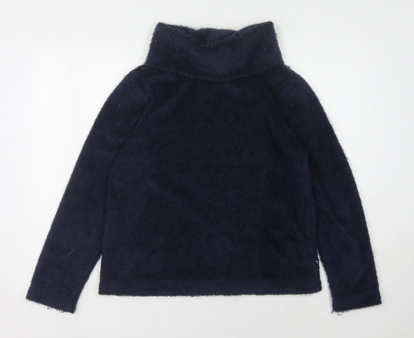 Regatta Women's Blue Fleece Roll Neck Sweatshirt Size 12
