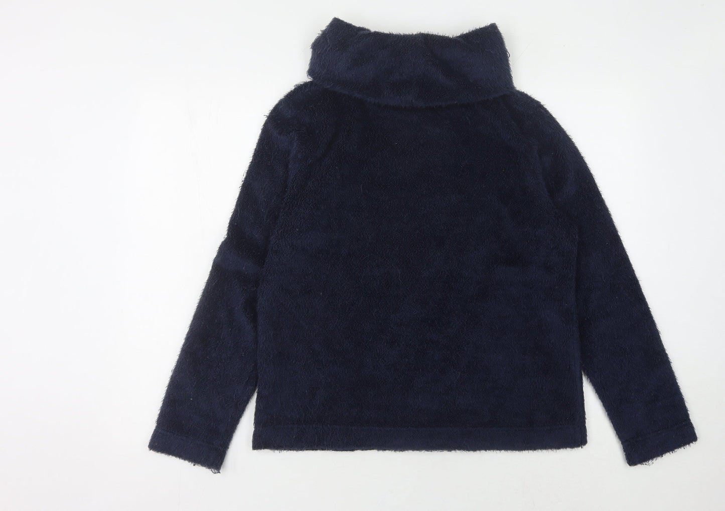 Regatta Women's Blue Fleece Roll Neck Sweatshirt Size 12