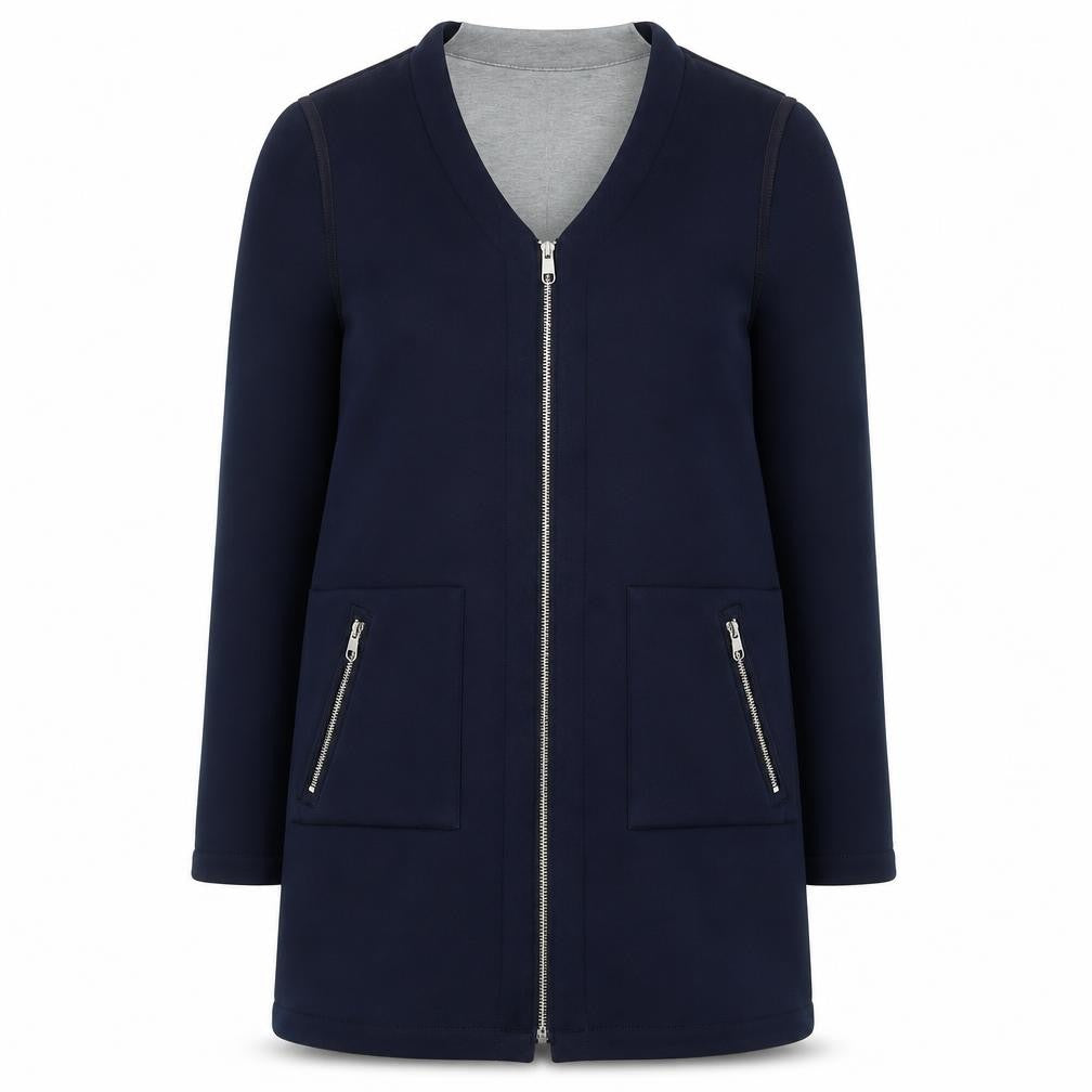 Womens UK Size M Steve Madden Blue Basic Jacket