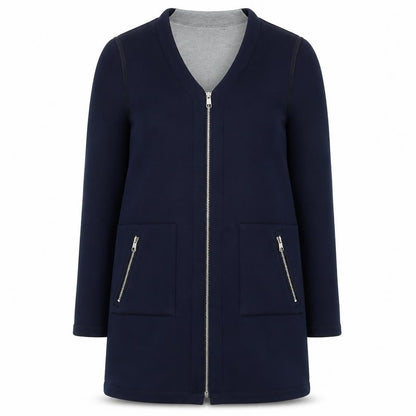 Womens UK Size M Steve Madden Blue Basic Jacket