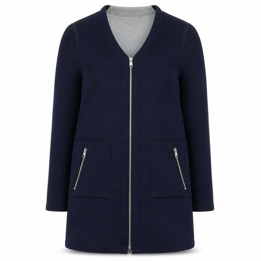Womens UK Size M Steve Madden Blue Basic Jacket