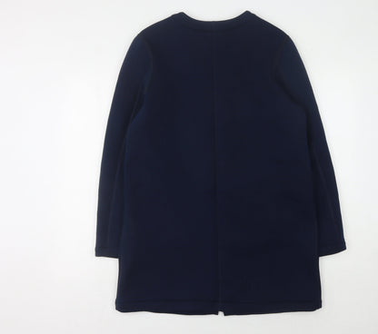 Womens UK Size M Steve Madden Blue Basic Jacket