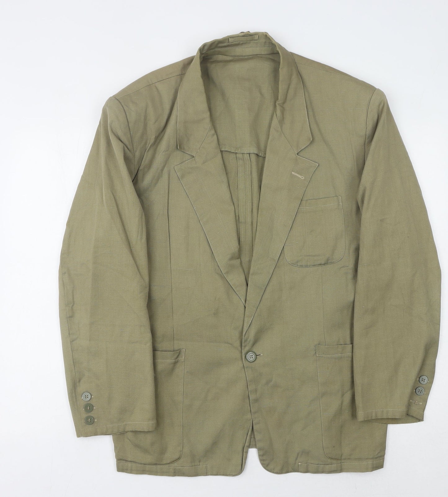 Mens UK Size L French Connection Regular Green Suit Jacket