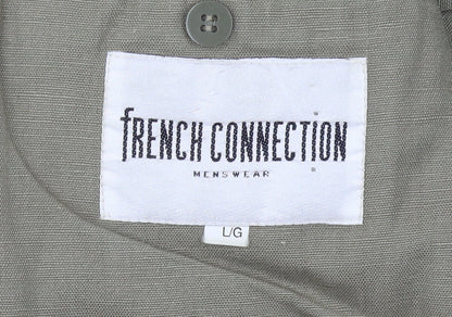 Mens UK Size L French Connection Regular Green Suit Jacket
