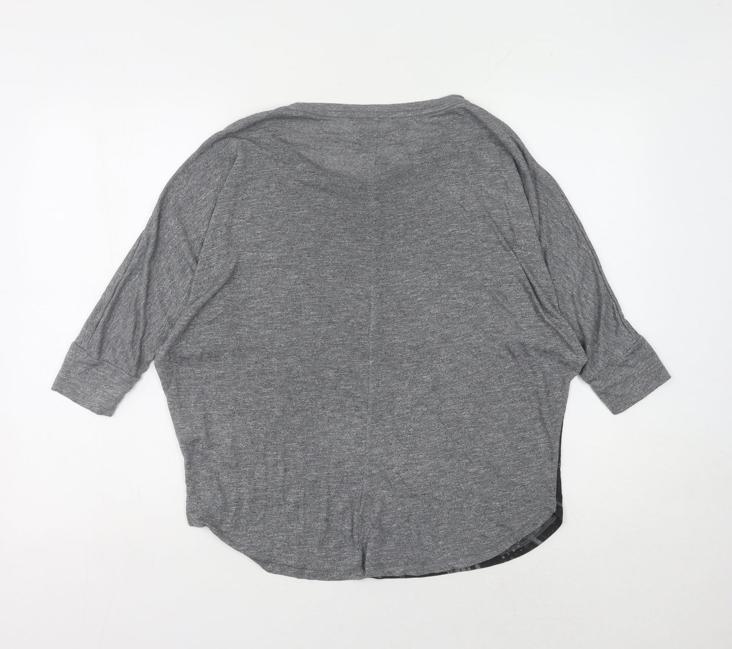 Abercrombie & Fitch Grey Women's Top S 3/4 Sleeve