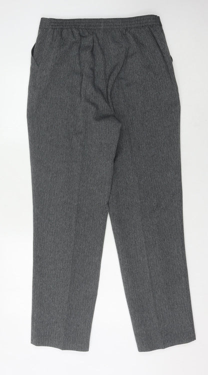 Womens UK Size 14 Marks and Spencer Regular Fit  Grey Trousers
