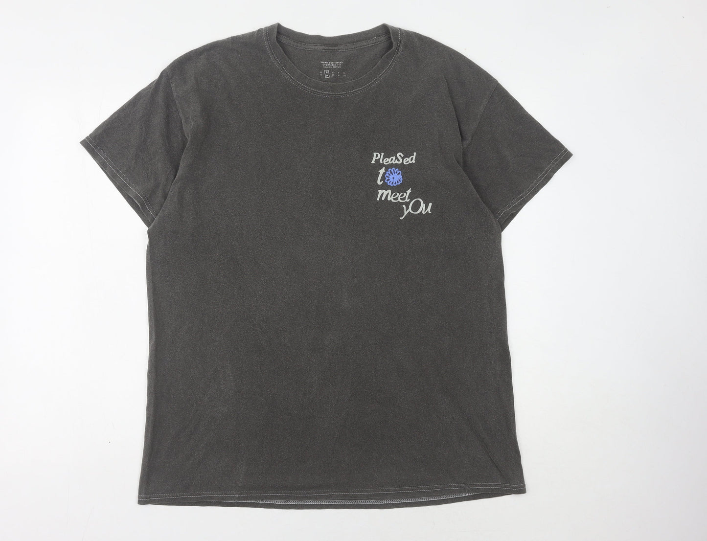 Urban Outfitters Men's Black Graphic Print T-Shirt S