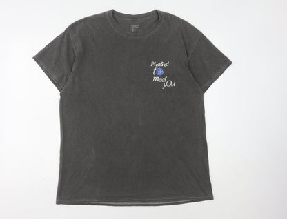 Urban Outfitters Men's Black Graphic Print T-Shirt S