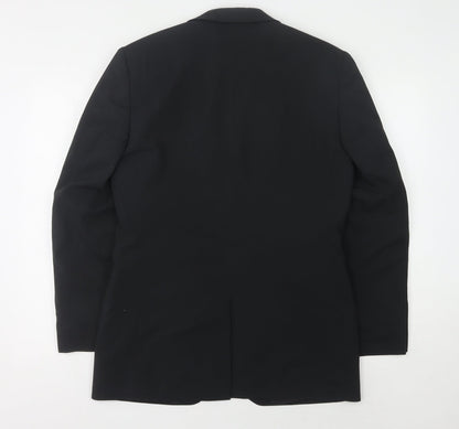 Mens UK Size 36 Burton Regular Black Suit Jacket