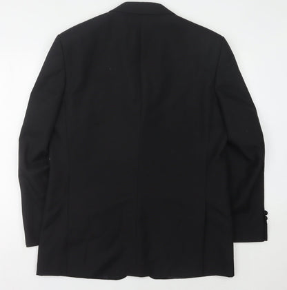 Mens UK Size 40 Mr Harry Regular Black Suit Tuxedo
