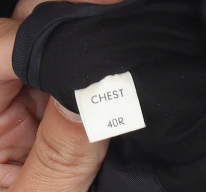 Mens UK Size 40 Mr Harry Regular Black Suit Tuxedo