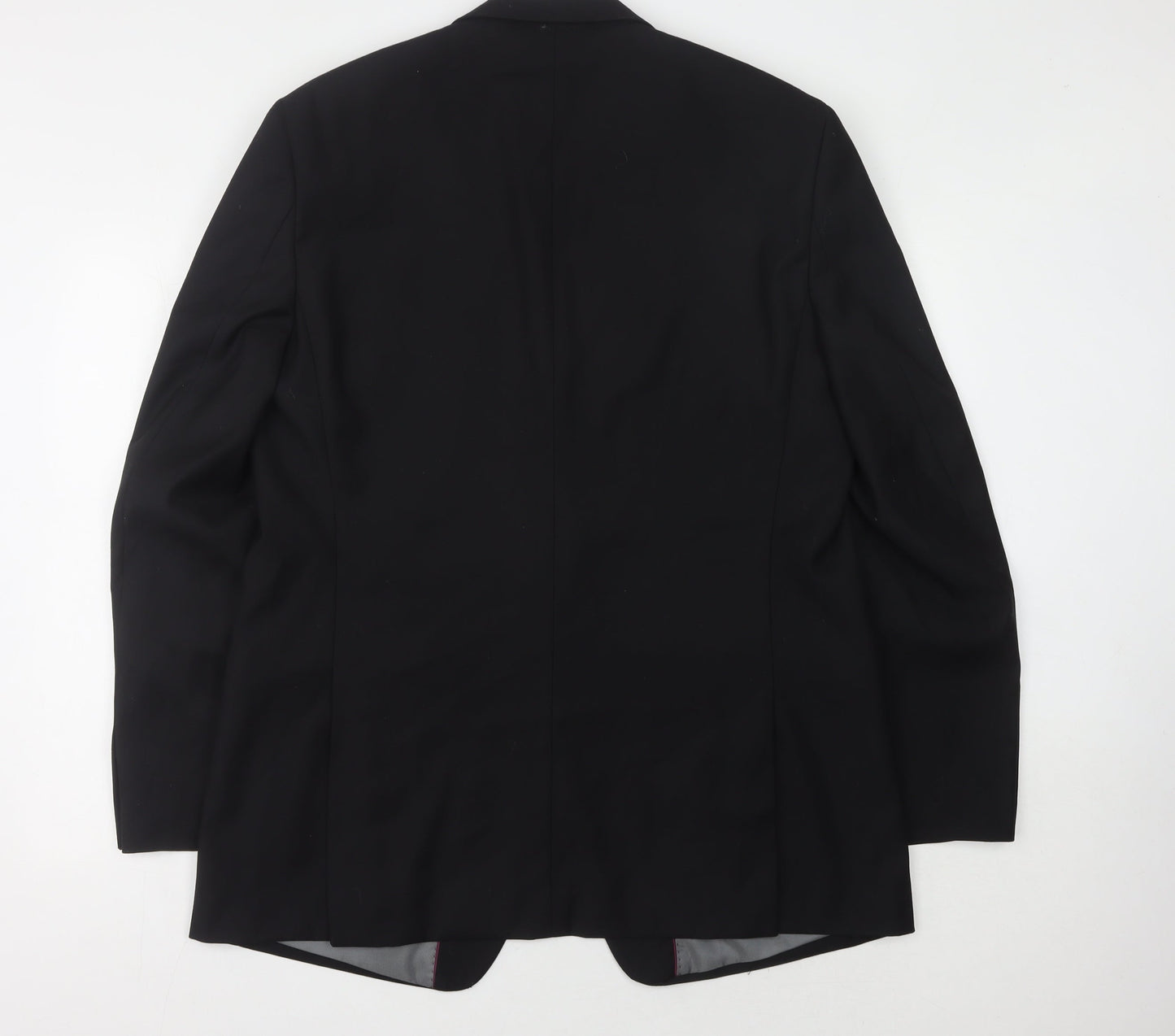 Mens UK Size 44 Charlton Gray Regular Black Suit Jacket