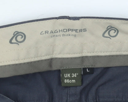 Craghoppers Men's Blue Walking Trousers, Size L