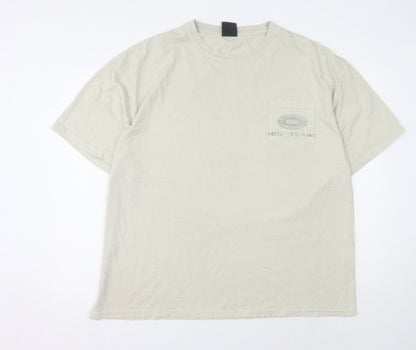 Urban Outfitters Men's Beige XL Short Sleeve T-Shirt