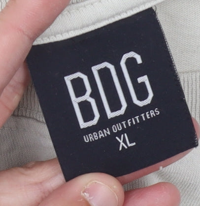 Urban Outfitters Men's Beige XL Short Sleeve T-Shirt