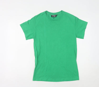 PSYCHO Men's Graphic Green Sport T-Shirt Size S