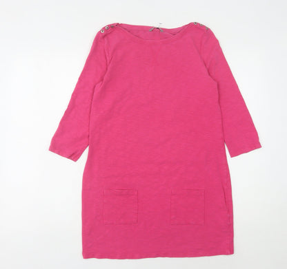 Marks and Spencer Women's Pink Shift Dress Size 10