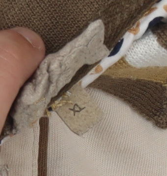 Gabicci Men's Beige Polo Shirt Size S Short Sleeve