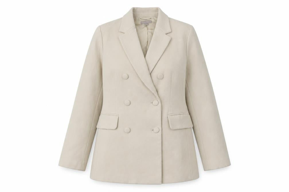 Womens UK Size 14 H&M Regular Ivory Blazer