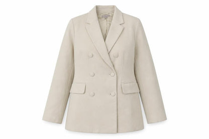 Womens UK Size 14 H&M Regular Ivory Blazer