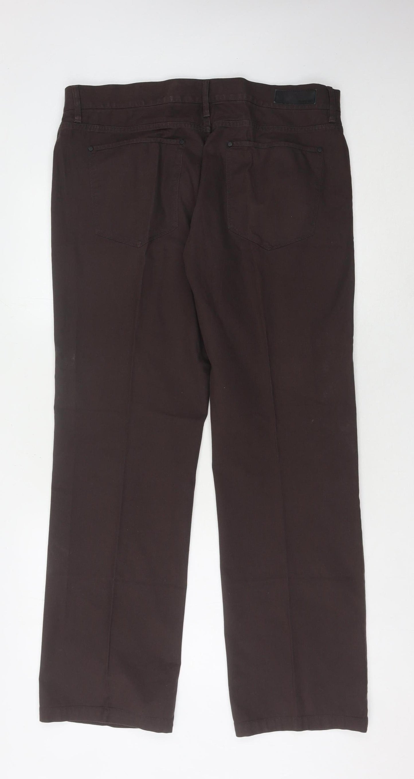 Autograph Men's Brown Straight Jeans, 36W 31L