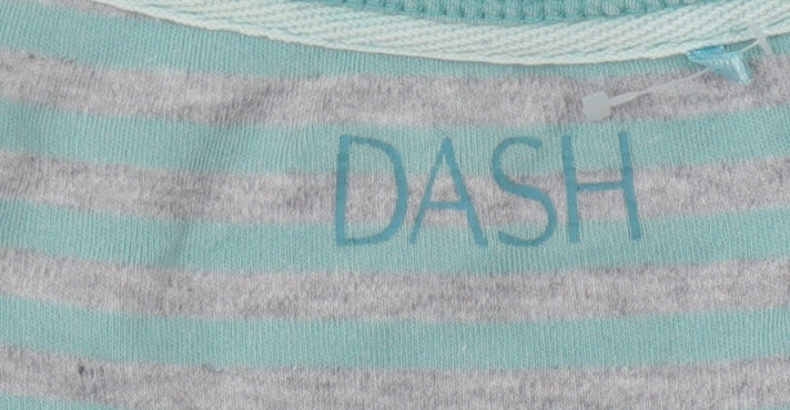 Womens UK Size 12 DASH Blue Basic T-Shirt
