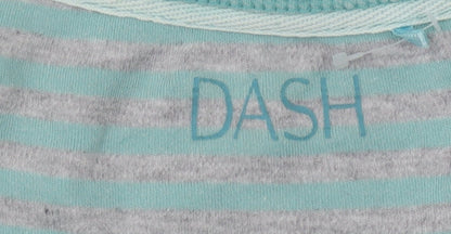Womens UK Size 12 DASH Blue Basic T-Shirt