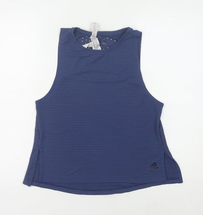 Adidas Women’s Blue Tank Top Size 10 Athletic