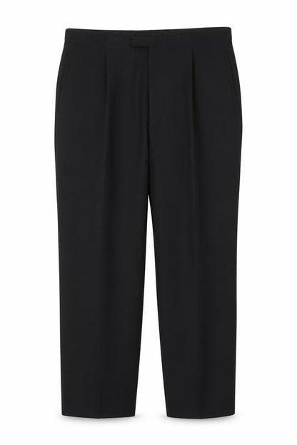 Mens UK Size R 48 Leonards Label   Black Trousers