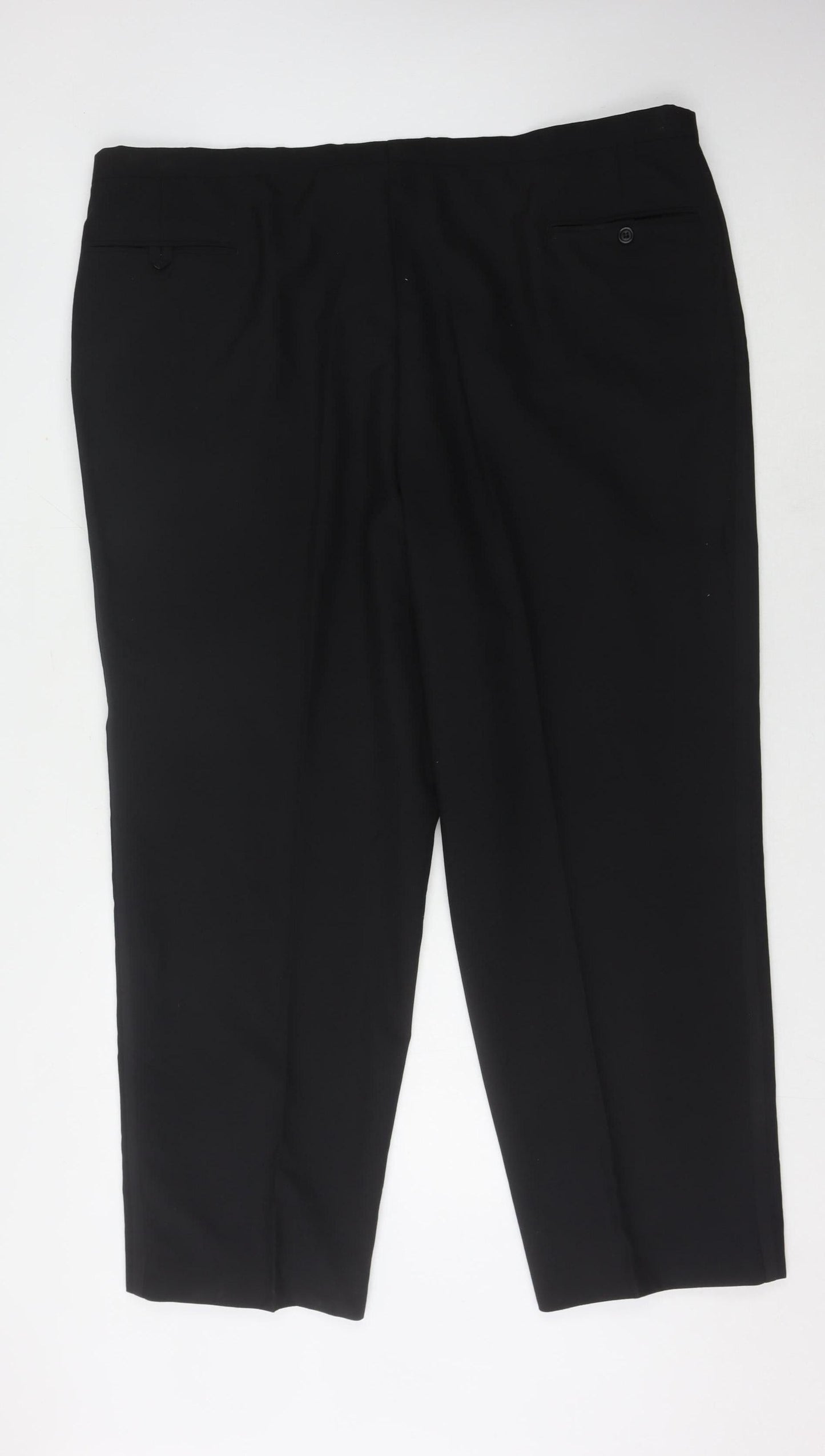 Leonards Label Men's Black Trousers R 48