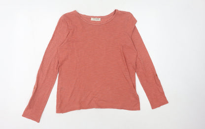 Womens UK Size 12 Marks and Spencer Red Basic T-Shirt