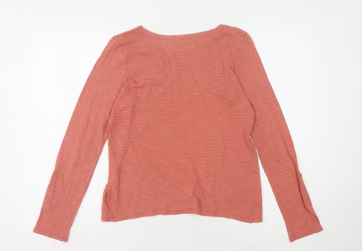 Womens UK Size 12 Marks and Spencer Red Basic T-Shirt